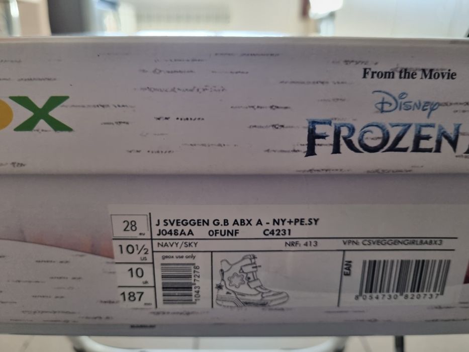 Ghete Geox marime 28 Frozen