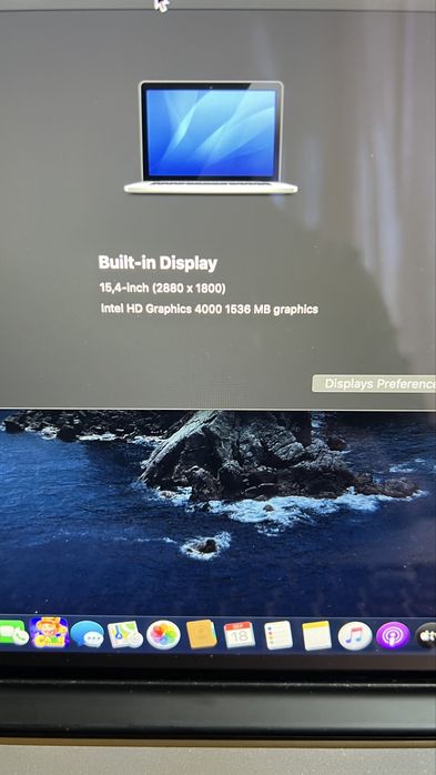 Macbook pro  15 Retina 2012