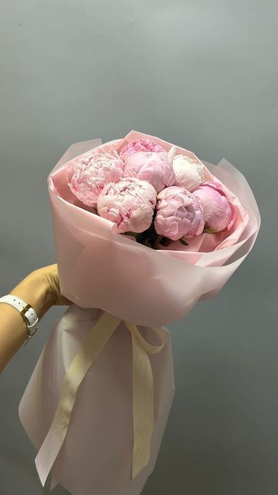 Пионы цветы букеты