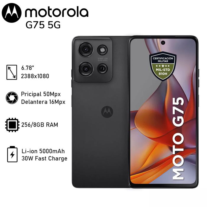 Телефон Motorola g75 black