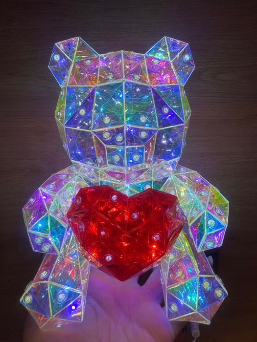 Мечета и зайчета от рози, мечета с LED лампички светещи