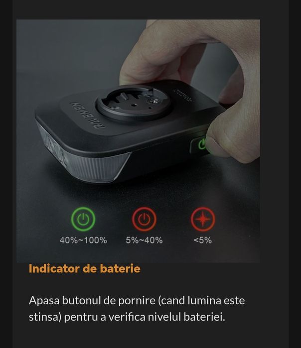 Lanternă BICICLETĂ - Ravemen FR500