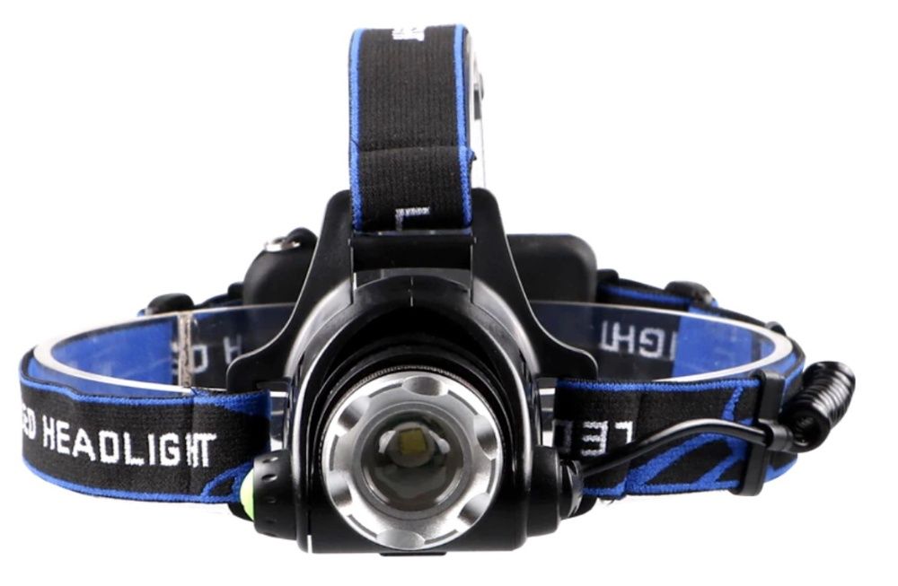 LANTERNA frontala LED "CREE" acumulator inclus