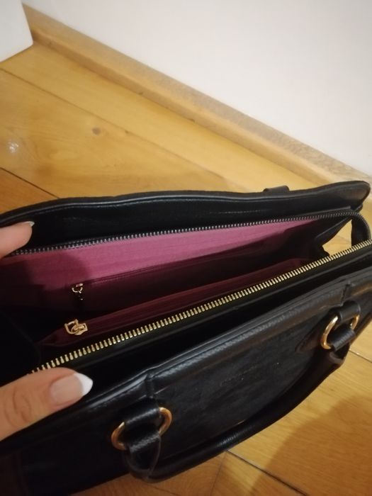 Нова дамска чанта велур