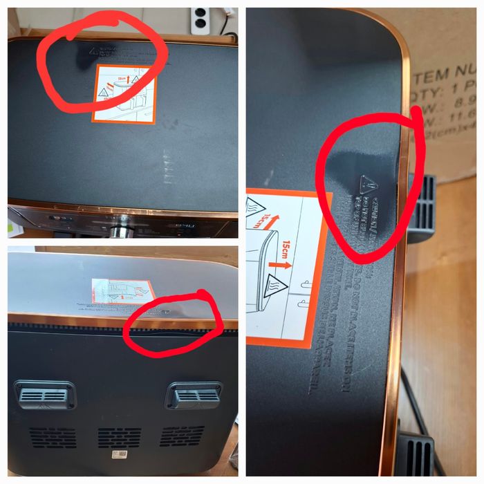 Фритюрник,Фрайър Ninja AF400EUCP, 2470W,9.5л, 6 програми,черен/златист