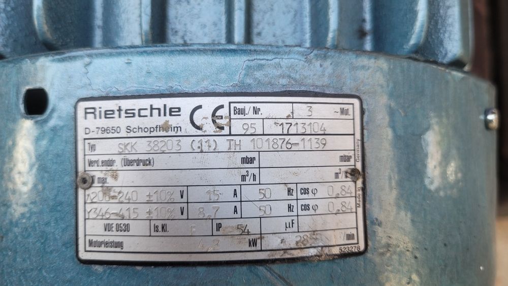 Pompa vid vacuum aspiratie aer presiune aspirator motor turbina vacum