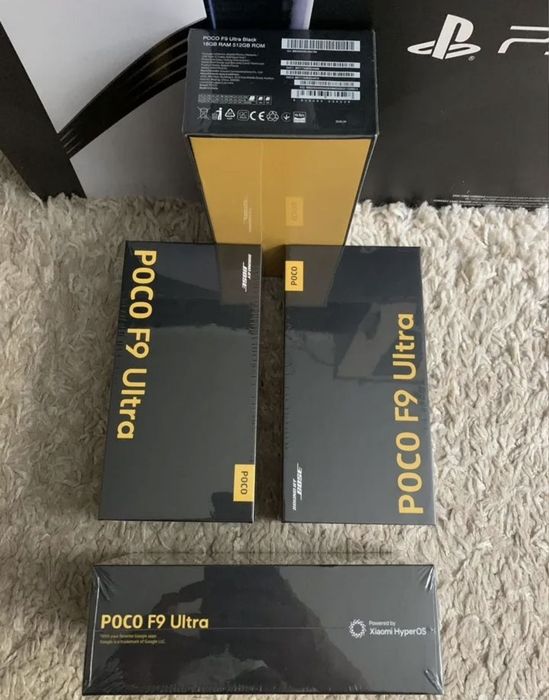 Poco f9 ultra 16/512гб ашылмаған