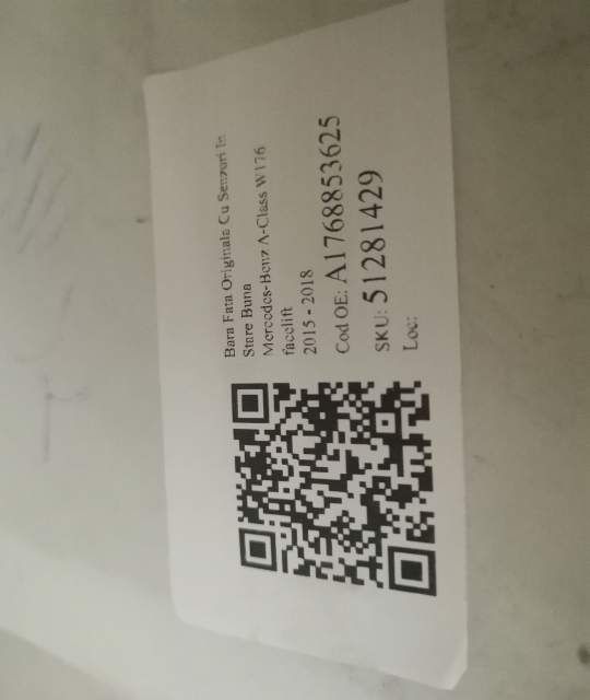 Предна броня Оригинална със сензори в добро състояние Мерцедес-Бенц А-