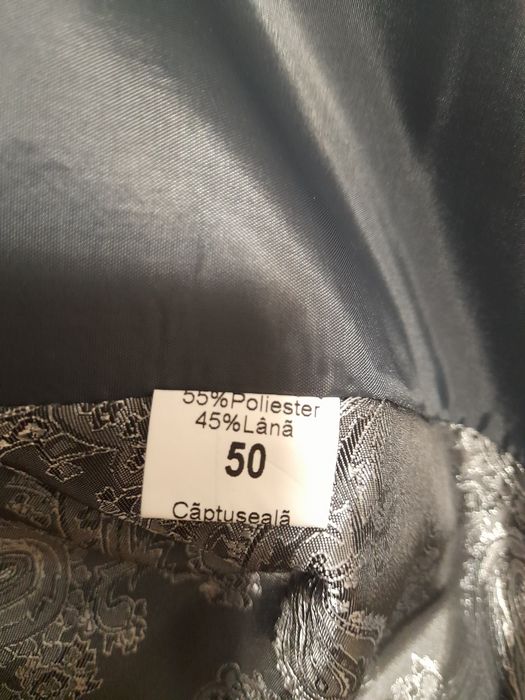 Costum barbati purtat 1 data