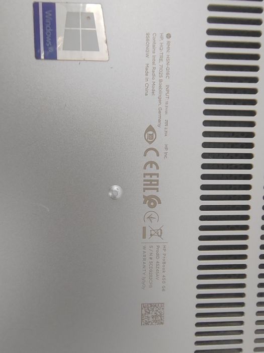 Vând laptop hp probook 450 g6 în stare de funcționare
