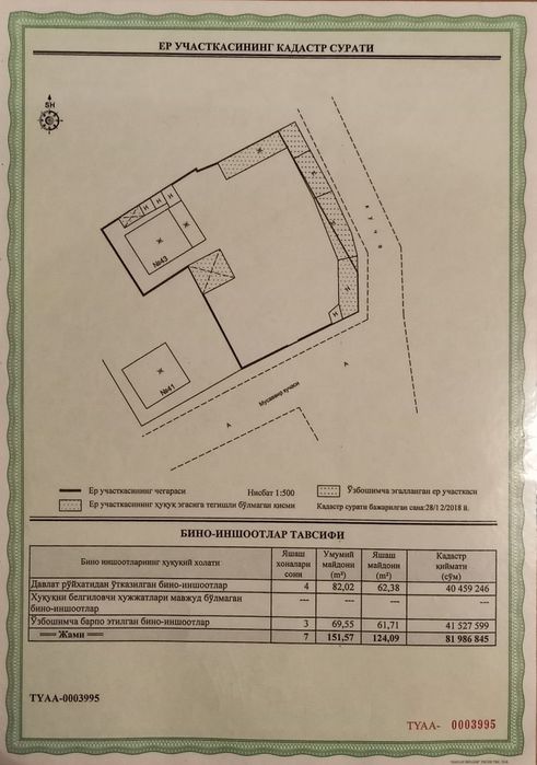 Uy 13.3 sotix sotiladi Toshkent she. Bektemir tumani
