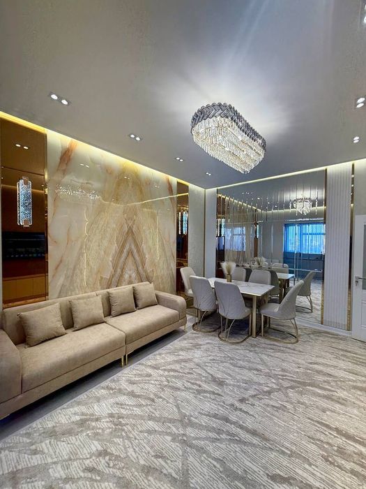 Новостройка Продается 3 комнатная квартира ремонт ул.Нурафшон Ривьера