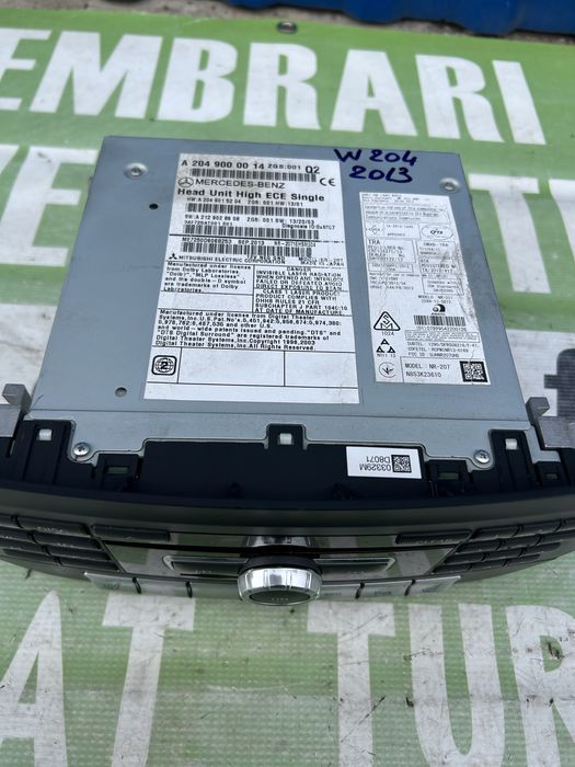 Navigație, unitate navigație Mercedes W204 C Class Facelift 2013