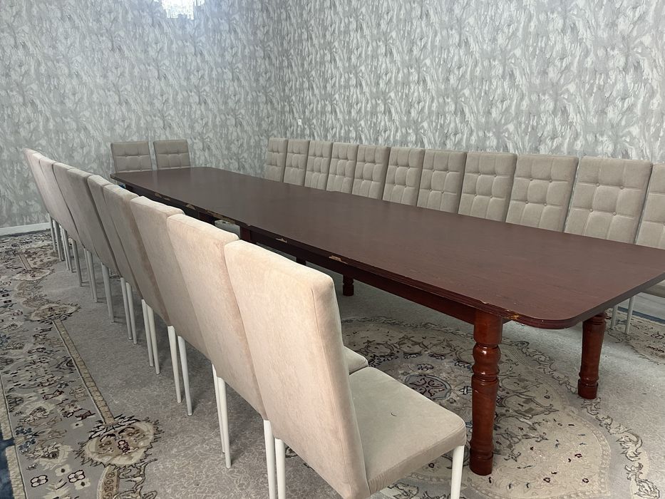 Стол и 24 стулья