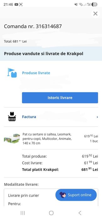 Vand pat copii  1-6 anii
