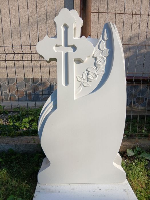 Cruce alba beton,cruce din fier,cruce ciment alb,cruci