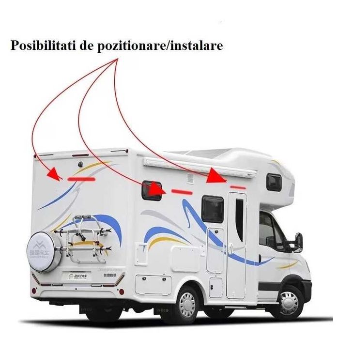Lampă led,12 V, pentru terasă, rulotă, campervan, casă, panouri solare