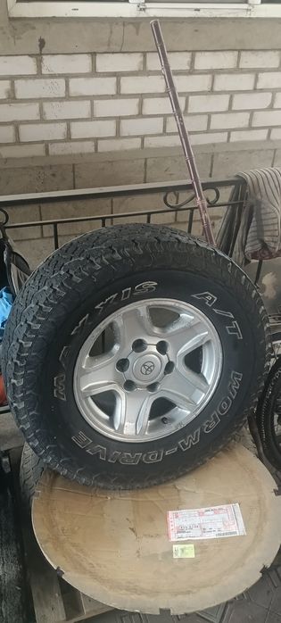 Шины с дисками на Prado 95