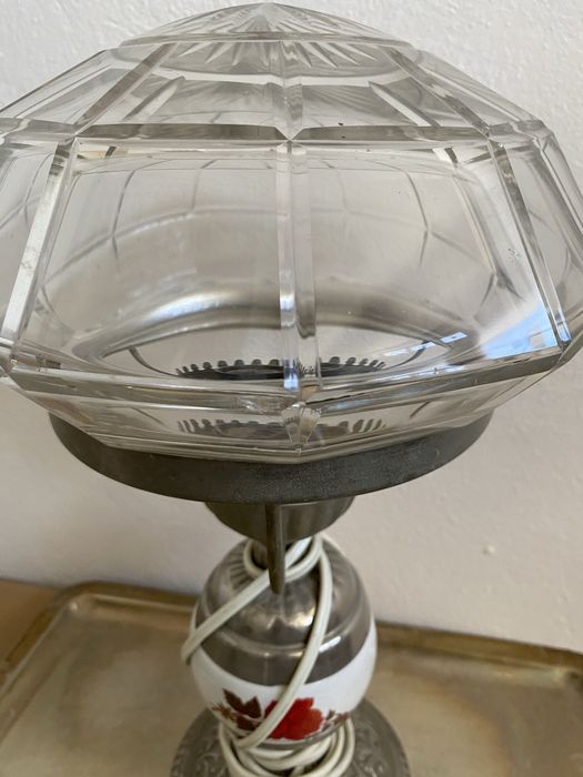 Veioza cu avajur cristal