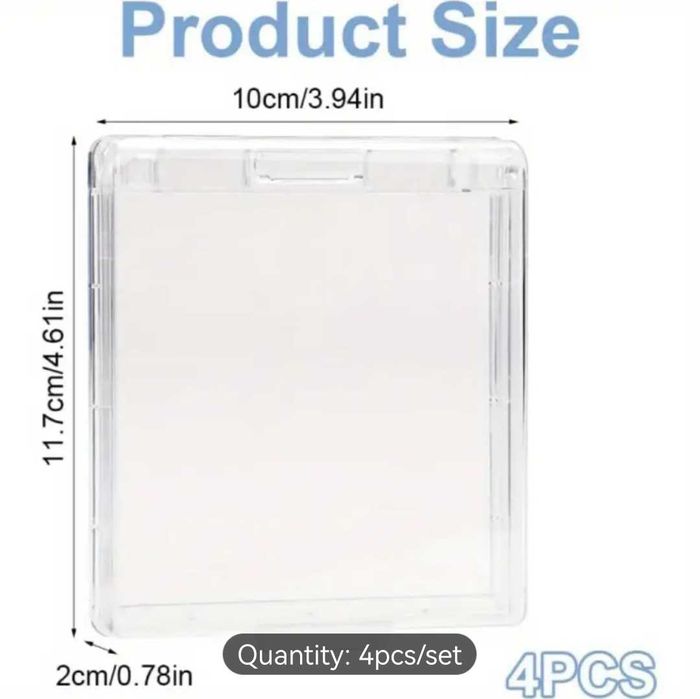 4 броя прозрачни капаци за контакти