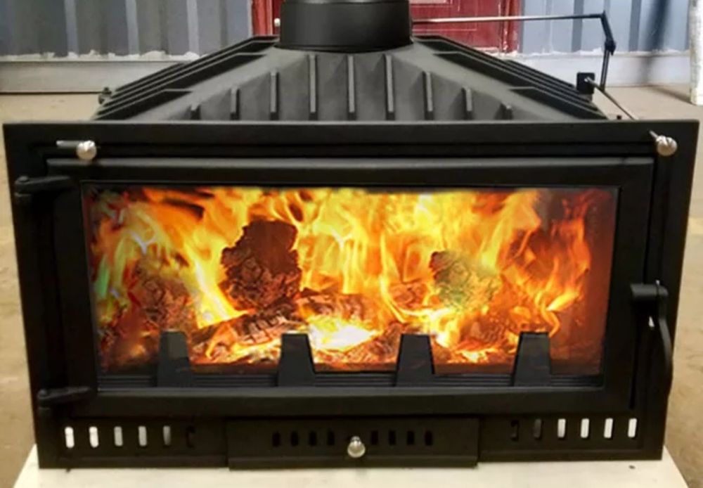 Камин чугунный печь