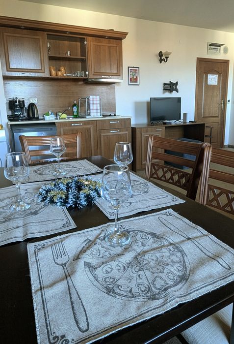 Просторен апартамент изглед към планината