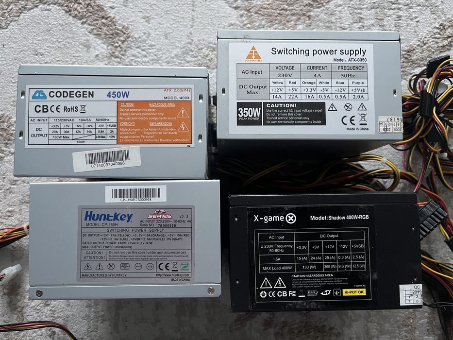 Комплектующие пк i3 i5 БП корпусы