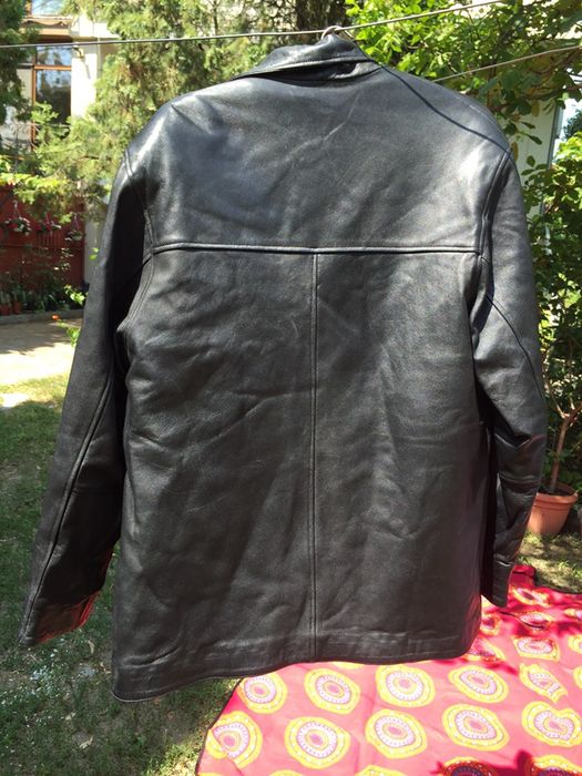 Geaca barbateasca de piele, noua