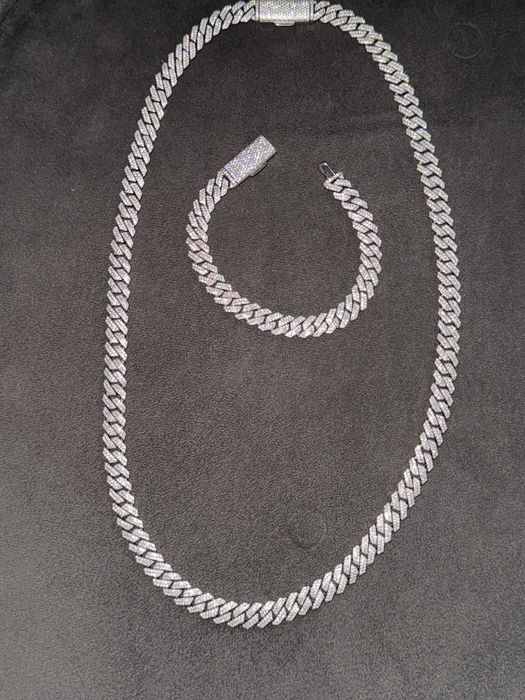 Cuban argint S925 Moissanite