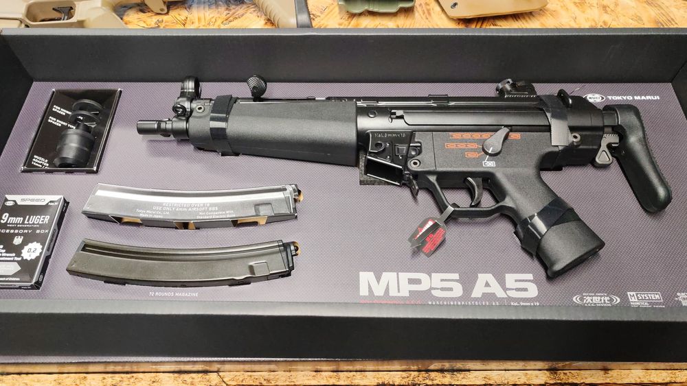 Replică AIRSOFT MP5 A5 Tokio Marui cu recul