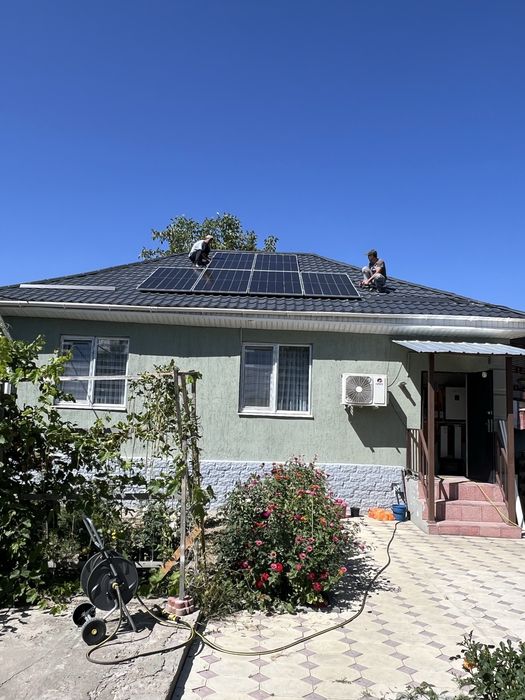 Установка солнечных батарей