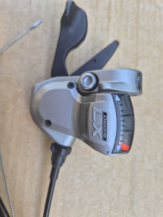 Shimano Deore -LX, set schimbatoare+shiftere, 3X9+camasi si cabluri