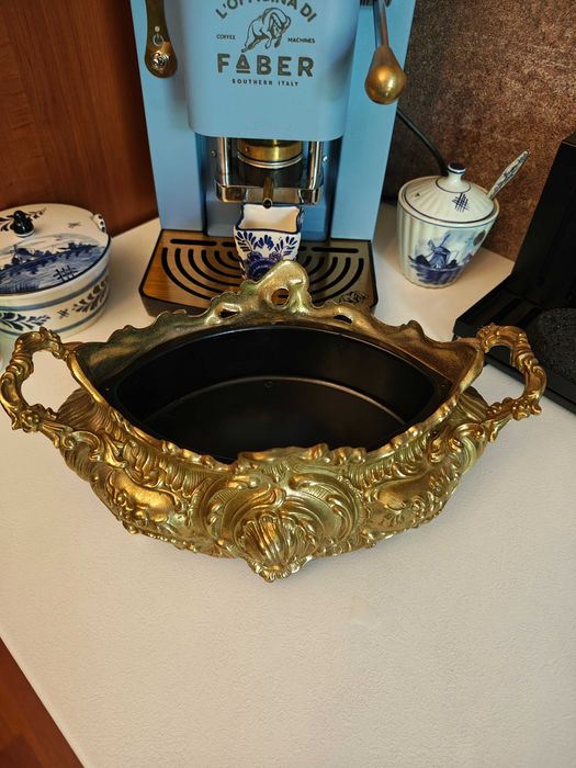 Антикварна масивна бронзова фруктиера Лоплюс подарък