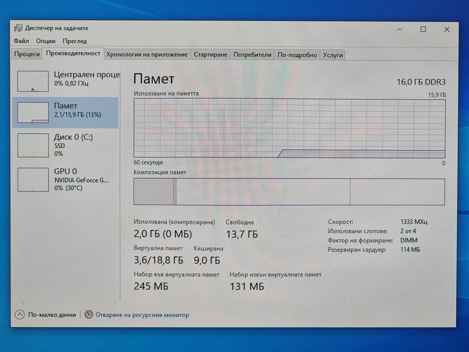 Fortnite Геймърски Компютър/i7 4790/16GB RAM/ SSD-256GB/GTX 1060 6GB