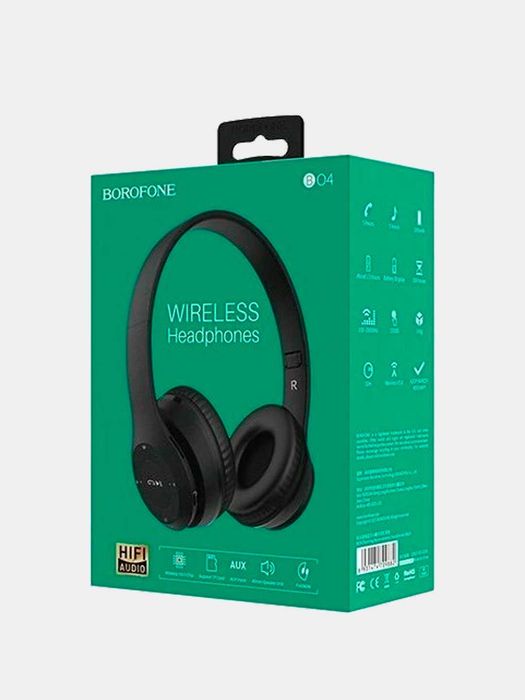 Беспроводные накладные наушники Borofone BO4