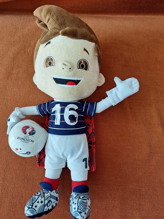 Mascota Franței UEFA Euro 2016 Super Victor Jucărie de pluș autentica