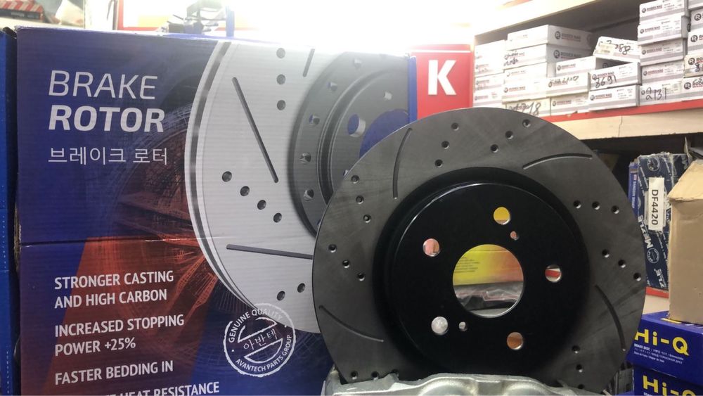 Тормозные диски передние перфорированные на Subaru Forester