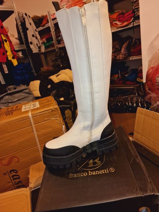 Cizme lungi imblanite