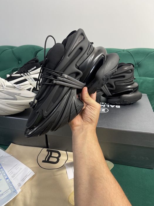 Adidasi Balmain Unicorn piele naturala Premium Full Box