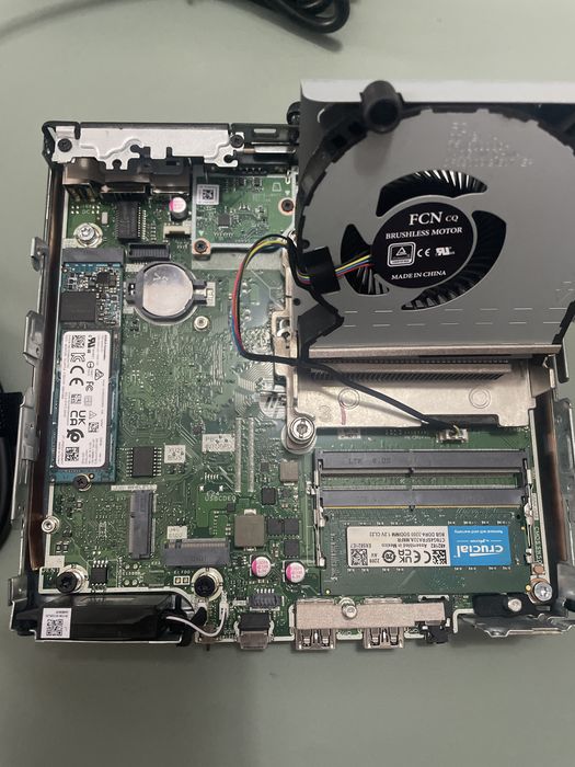 MiniPC Hp cu Procesor Intel Pentium Gold G6400T socket LGA1200, 8Gb Ddr4,256Gb NVME