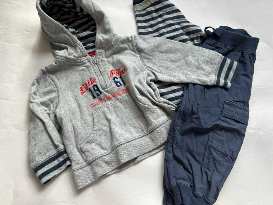 Лот дрехи за момче 6-12 м. – сетове Mamas & Papas, IKKS, GAP, Mothercare