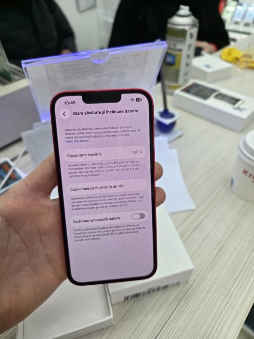 iPhone 14 / Red / 256GB / 100% Baterie / Garanție / Posibilitate Rate