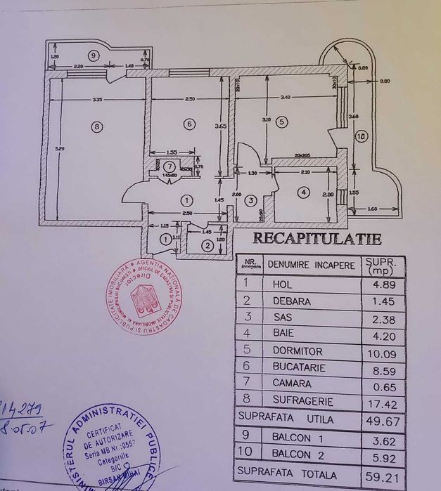 Proprietar vand 2 camere, Piata Sudului, et. 1, 2 balcoane, metrou în apropiere