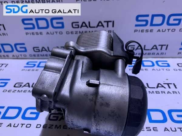 Carcasa Suport Filtru Ulei cu Radiator Termoflot BMW Seria 1 E81 E82 E87 E88 116 118 120 123 2.0 i N46 2006 - 2013 Cod 7505203 [M5035]