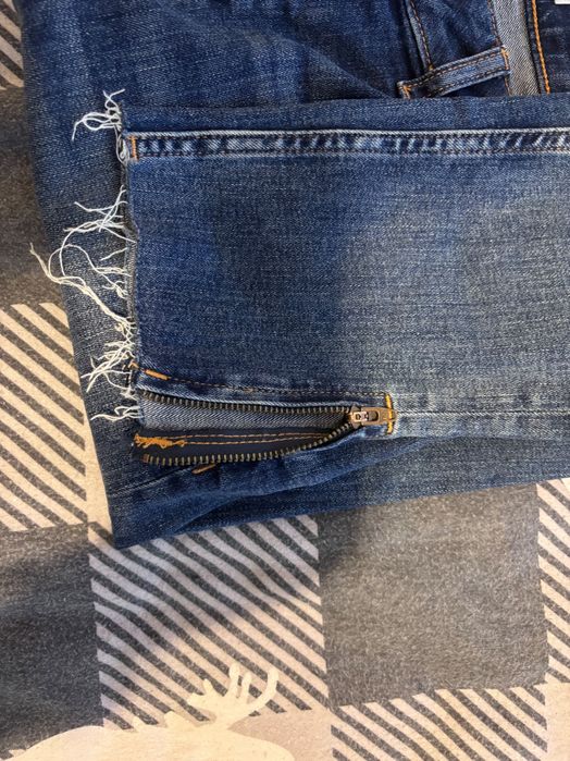 Тъмно сини дънки Zara