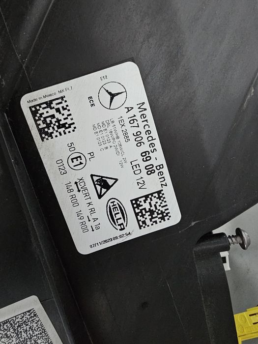 Far stanga led Mercedes GLE W167 Facelift dupa 2024 cod A1679066908