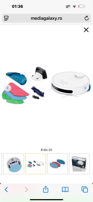 ROWENTA Aspirator robot TOTAL CARE RR7687WH