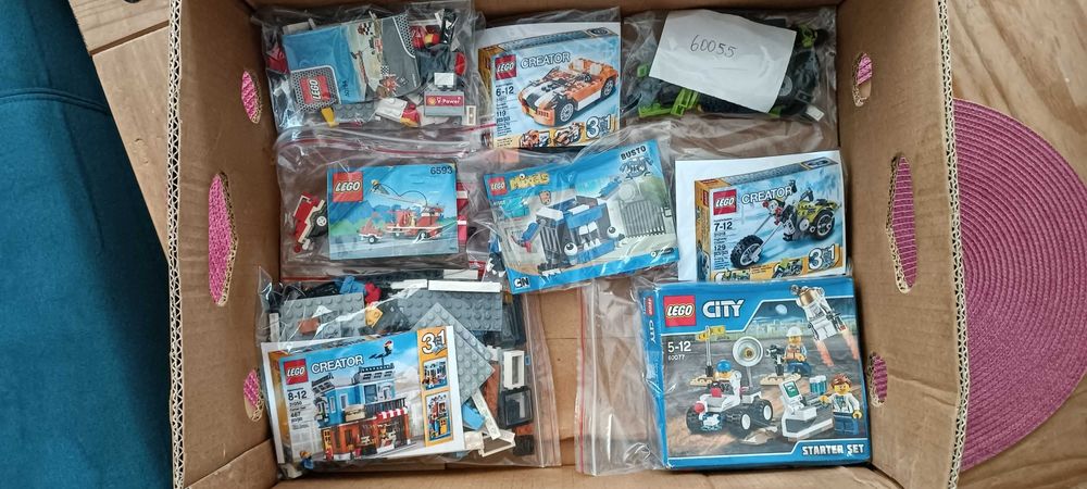 Lego Лего пожарна, кола, къща космос