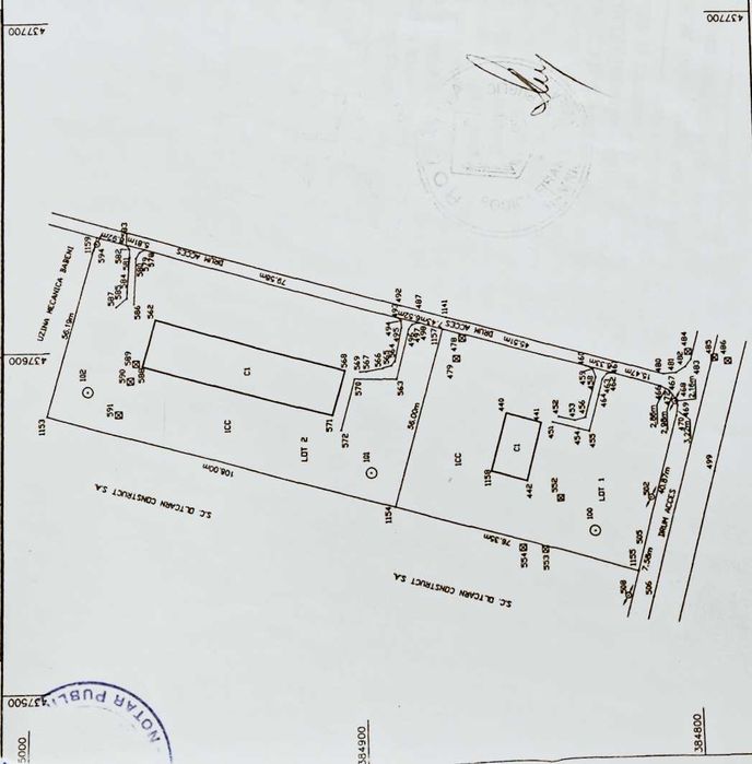 Proprietate industrială de vânzare – Teren 10.314 mp + hale 1.063 mp – Băbeni, Vâlcea – 250.000 €
