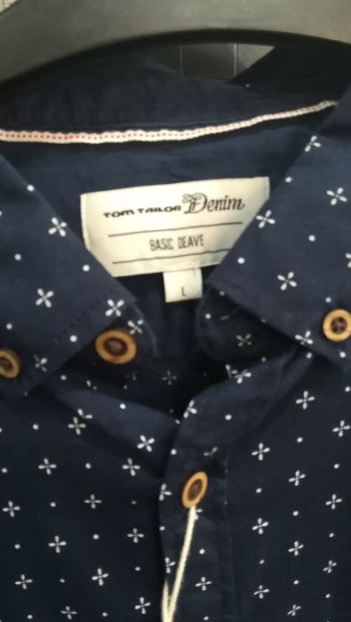 Tom Tailor S-XXXXL.-200 модела мъжки ризи с дълъг ръкав.Нови.Оригинал